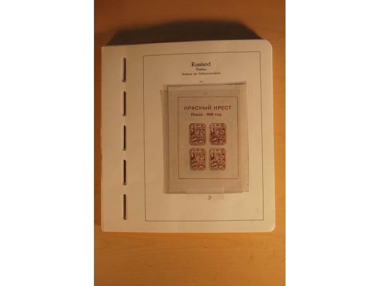 1939/45, umfangreiche postfrische und ungebrauchte Sammlung im Vordruckalbum mit vielen kompletten und besseren Ausgaben, etl