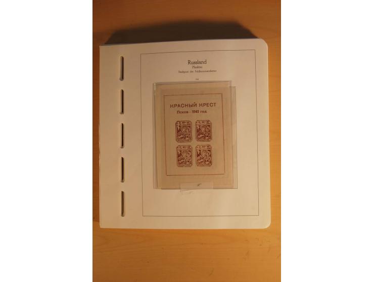 1939/45, umfangreiche postfrische und ungebrauchte Sammlung im Vordruckalbum mit vielen kompletten und besseren Ausgaben, etl