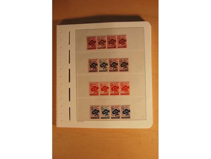 1939/45, umfangreiche postfrische und ungebrauchte Sammlung im Vordruckalbum mit vielen kompletten und besseren Ausgaben, etl