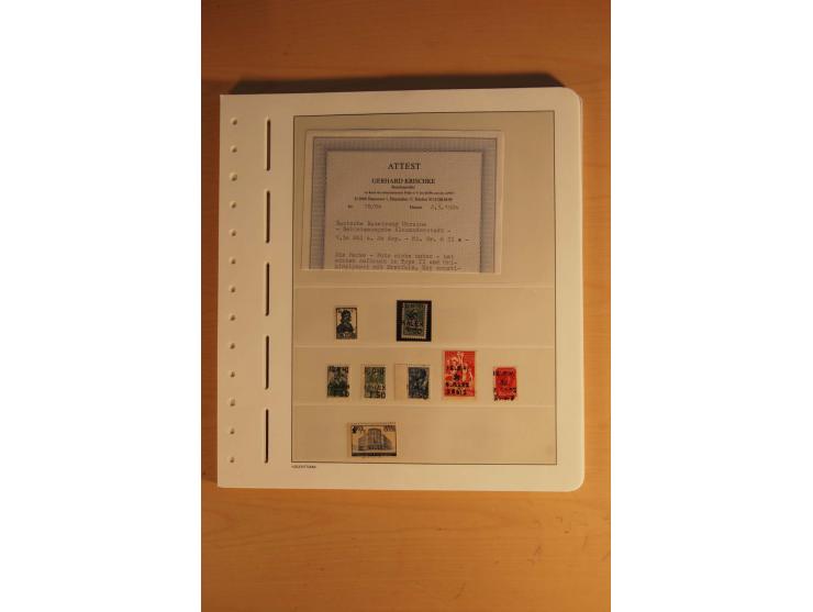 1939/45, umfangreiche postfrische und ungebrauchte Sammlung im Vordruckalbum mit vielen kompletten und besseren Ausgaben, etl