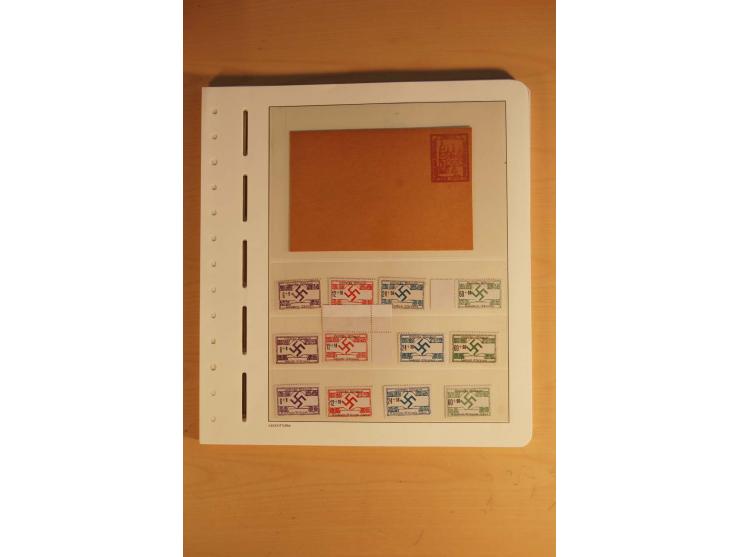 1939/45, umfangreiche postfrische und ungebrauchte Sammlung im Vordruckalbum mit vielen kompletten und besseren Ausgaben, etl