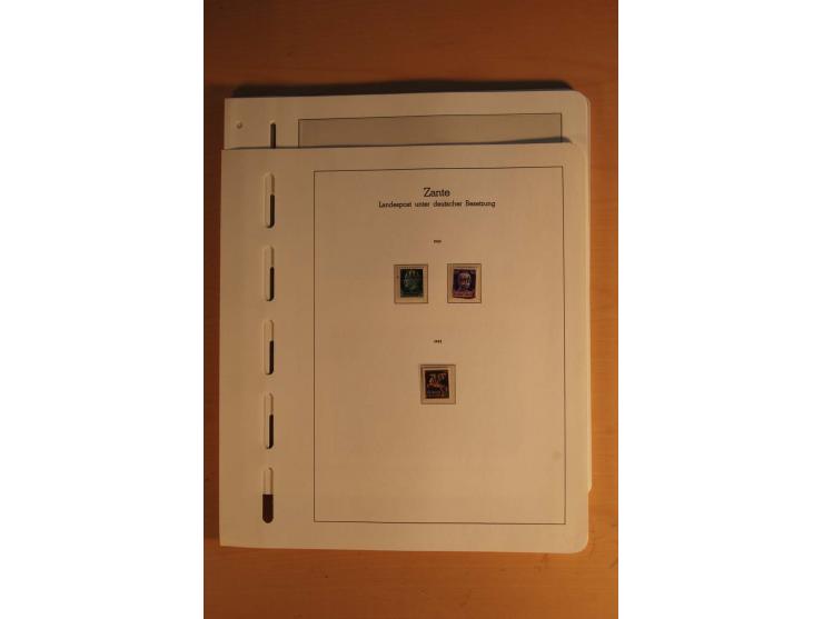 1939/45, umfangreiche postfrische und ungebrauchte Sammlung im Vordruckalbum mit vielen kompletten und besseren Ausgaben, etl