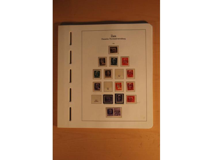 1939/45, umfangreiche postfrische und ungebrauchte Sammlung im Vordruckalbum mit vielen kompletten und besseren Ausgaben, etl