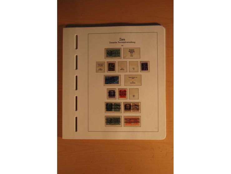 1939/45, umfangreiche postfrische und ungebrauchte Sammlung im Vordruckalbum mit vielen kompletten und besseren Ausgaben, etl