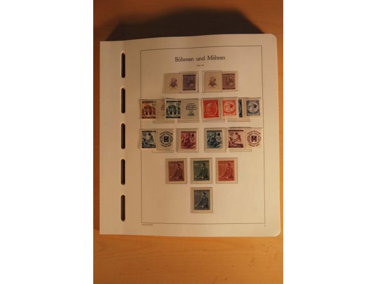 1939/44, Albanien bis Zara, ungebrauchte und postfrische Sammlung mit einigen Briefen und Karten, dabei viele bessere Werte u