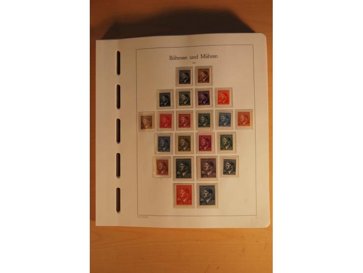 1939/44, Albanien bis Zara, ungebrauchte und postfrische Sammlung mit einigen Briefen und Karten, dabei viele bessere Werte u