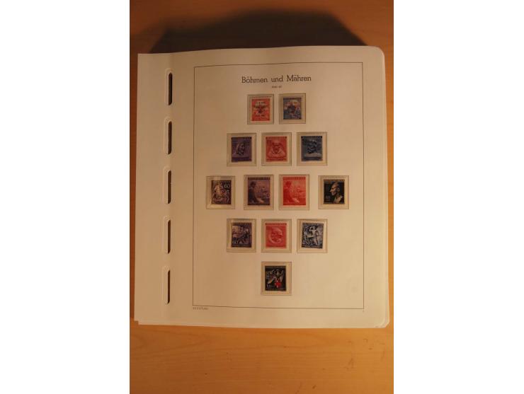 1939/44, Albanien bis Zara, ungebrauchte und postfrische Sammlung mit einigen Briefen und Karten, dabei viele bessere Werte u