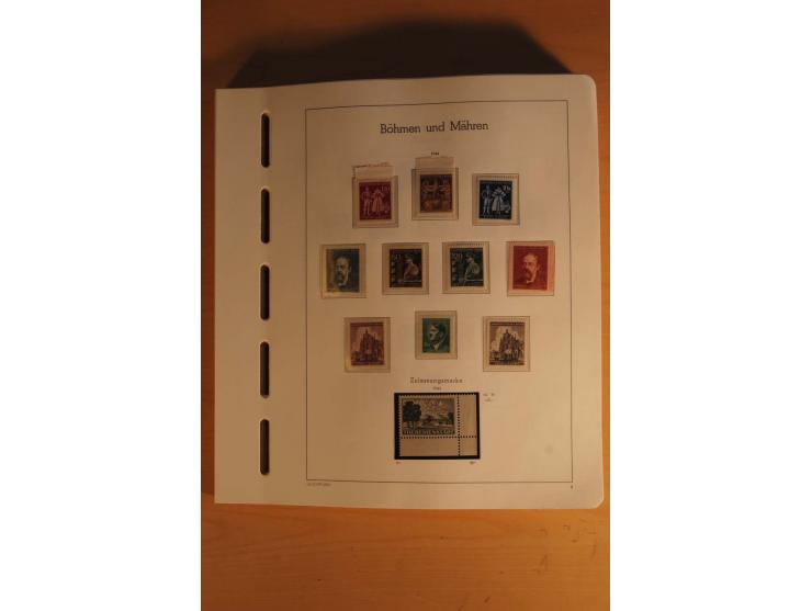 1939/44, Albanien bis Zara, ungebrauchte und postfrische Sammlung mit einigen Briefen und Karten, dabei viele bessere Werte u