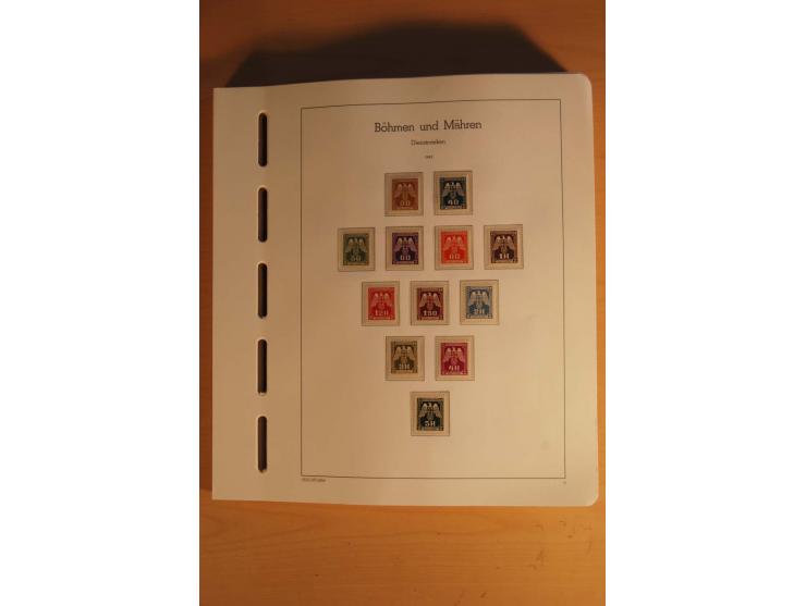 1939/44, Albanien bis Zara, ungebrauchte und postfrische Sammlung mit einigen Briefen und Karten, dabei viele bessere Werte u