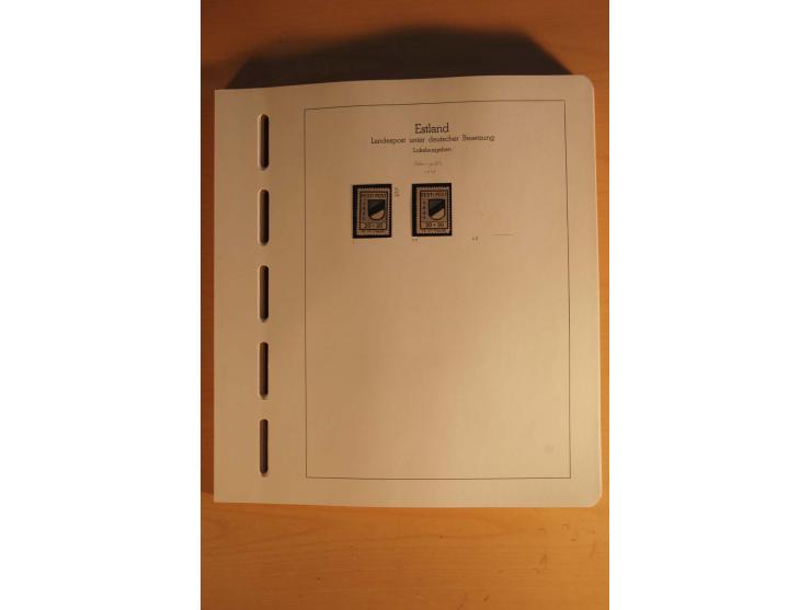 1939/44, Albanien bis Zara, ungebrauchte und postfrische Sammlung mit einigen Briefen und Karten, dabei viele bessere Werte u