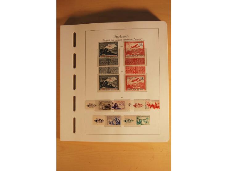 1939/44, Albanien bis Zara, ungebrauchte und postfrische Sammlung mit einigen Briefen und Karten, dabei viele bessere Werte u