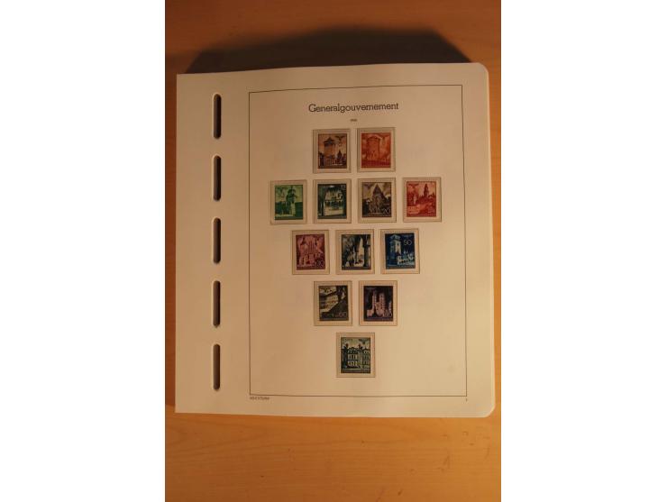 1939/44, Albanien bis Zara, ungebrauchte und postfrische Sammlung mit einigen Briefen und Karten, dabei viele bessere Werte u