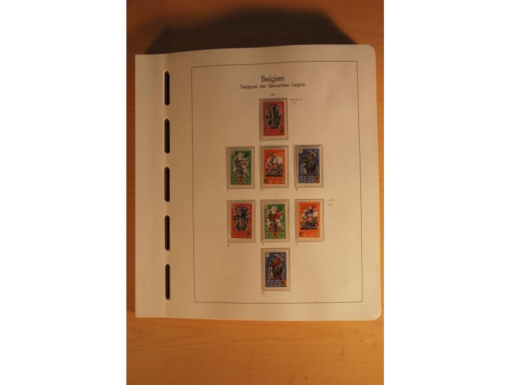 1939/44, Albanien bis Zara, ungebrauchte und postfrische Sammlung mit einigen Briefen und Karten, dabei viele bessere Werte u