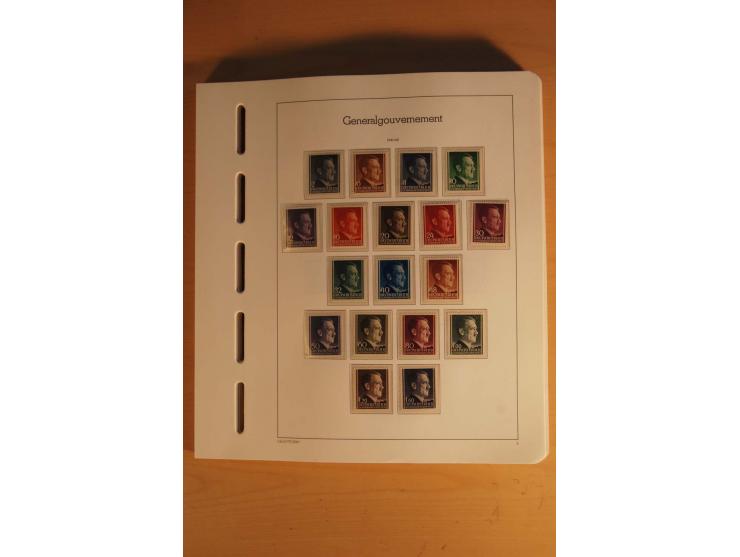 1939/44, Albanien bis Zara, ungebrauchte und postfrische Sammlung mit einigen Briefen und Karten, dabei viele bessere Werte u