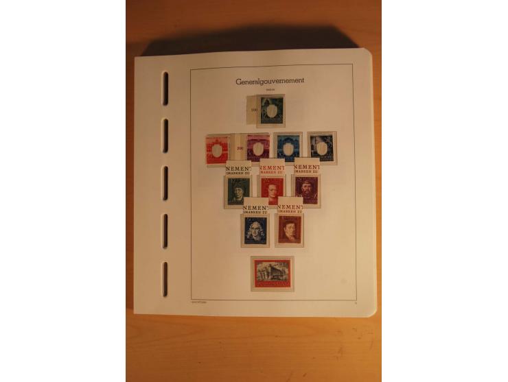 1939/44, Albanien bis Zara, ungebrauchte und postfrische Sammlung mit einigen Briefen und Karten, dabei viele bessere Werte u