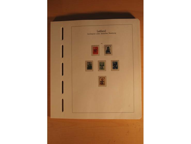 1939/44, Albanien bis Zara, ungebrauchte und postfrische Sammlung mit einigen Briefen und Karten, dabei viele bessere Werte u