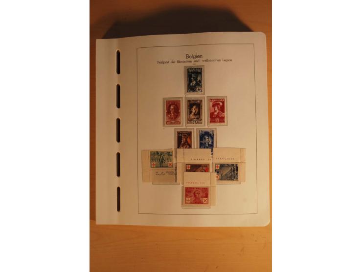 1939/44, Albanien bis Zara, ungebrauchte und postfrische Sammlung mit einigen Briefen und Karten, dabei viele bessere Werte u
