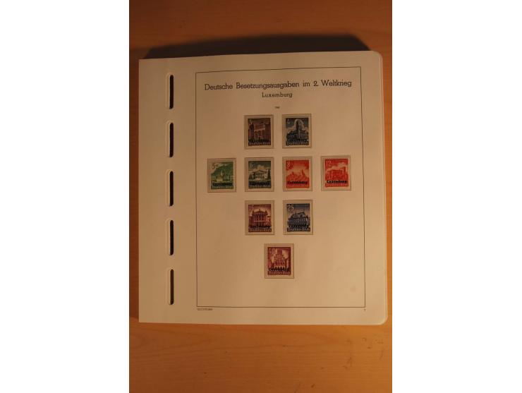 1939/44, Albanien bis Zara, ungebrauchte und postfrische Sammlung mit einigen Briefen und Karten, dabei viele bessere Werte u