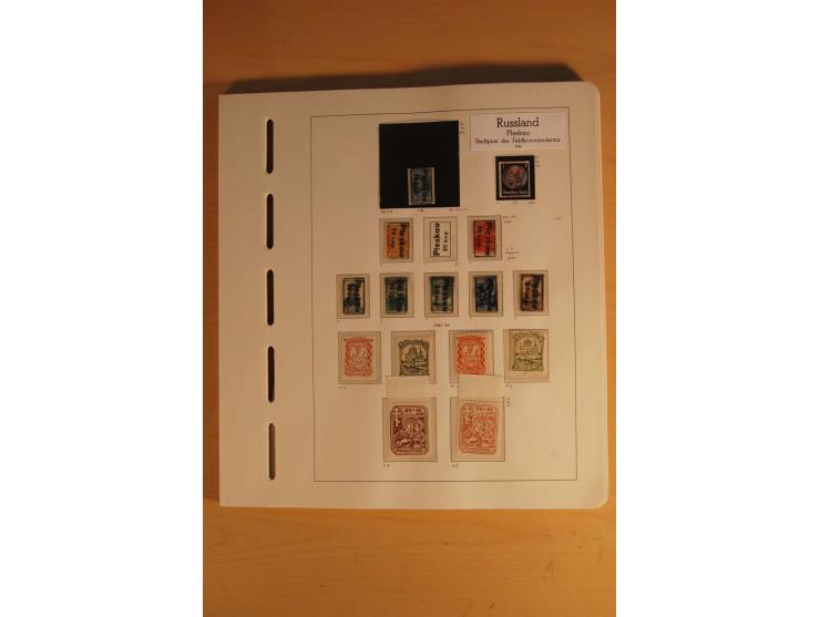 1939/44, Albanien bis Zara, ungebrauchte und postfrische Sammlung mit einigen Briefen und Karten, dabei viele bessere Werte u
