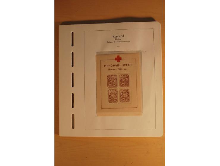 1939/44, Albanien bis Zara, ungebrauchte und postfrische Sammlung mit einigen Briefen und Karten, dabei viele bessere Werte u