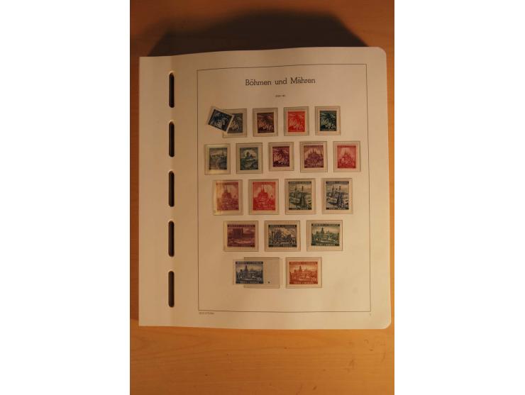 1939/44, Albanien bis Zara, ungebrauchte und postfrische Sammlung mit einigen Briefen und Karten, dabei viele bessere Werte u
