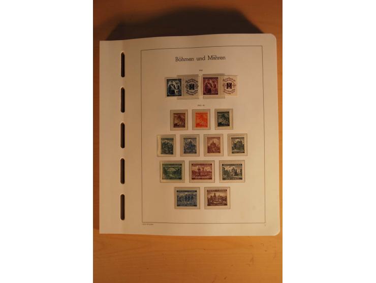 1939/44, Albanien bis Zara, ungebrauchte und postfrische Sammlung mit einigen Briefen und Karten, dabei viele bessere Werte u