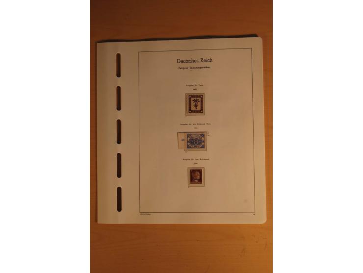 1939/44, Albanien bis Zara, ungebrauchte und postfrische Sammlung mit einigen Briefen und Karten, dabei viele bessere Werte u