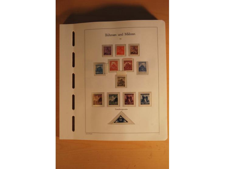 1939/44, Albanien bis Zara, ungebrauchte und postfrische Sammlung mit einigen Briefen und Karten, dabei viele bessere Werte u