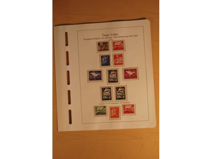 1939/44, Albanien bis Zara, ungebrauchte und postfrische Sammlung mit einigen Briefen und Karten, dabei viele bessere Werte u