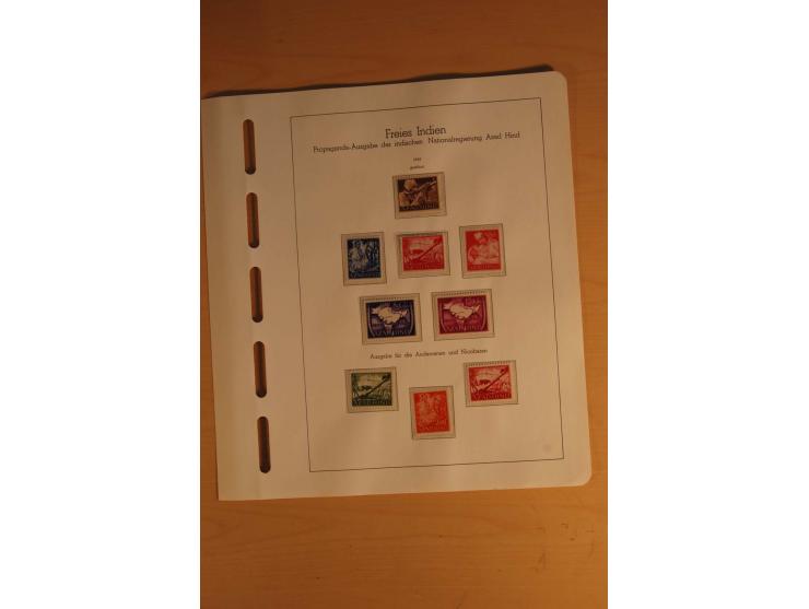 1939/44, Albanien bis Zara, ungebrauchte und postfrische Sammlung mit einigen Briefen und Karten, dabei viele bessere Werte u