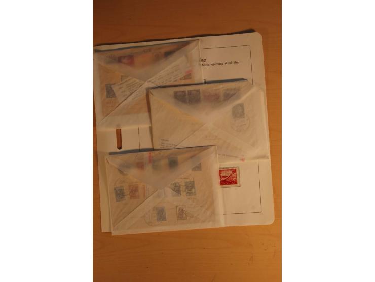 1939/44, Albanien bis Zara, ungebrauchte und postfrische Sammlung mit einigen Briefen und Karten, dabei viele bessere Werte u