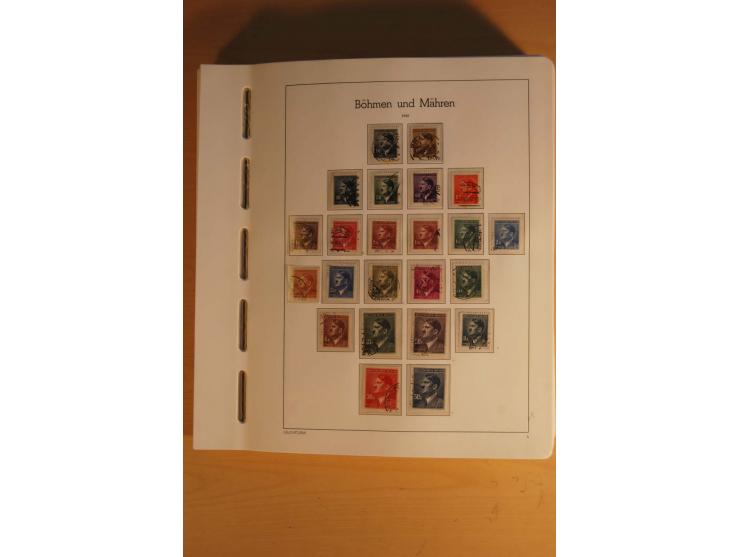 1939/45, Albanien bis Zante, interessante gestempelte Sammlung mit kompletten und besseren Ausgaben sowie vielen Besonderheit