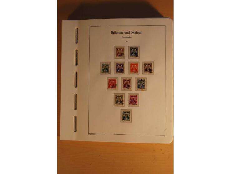 1939/45, Albanien bis Zante, interessante gestempelte Sammlung mit kompletten und besseren Ausgaben sowie vielen Besonderheit