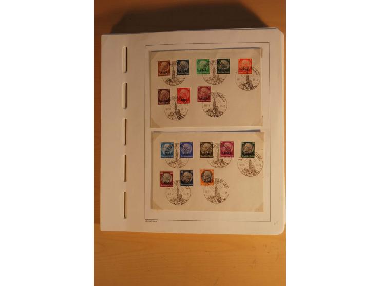 1939/45, Albanien bis Zante, interessante gestempelte Sammlung mit kompletten und besseren Ausgaben sowie vielen Besonderheit