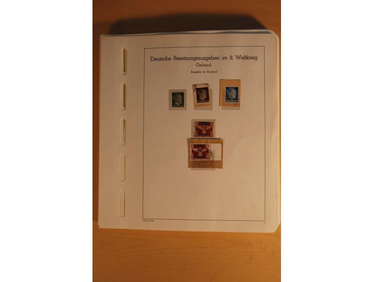 1939/45, Albanien bis Zante, interessante gestempelte Sammlung mit kompletten und besseren Ausgaben sowie vielen Besonderheit