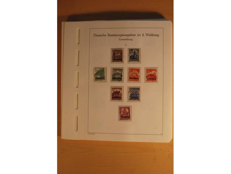 1939/45, Albanien bis Zante, interessante gestempelte Sammlung mit kompletten und besseren Ausgaben sowie vielen Besonderheit