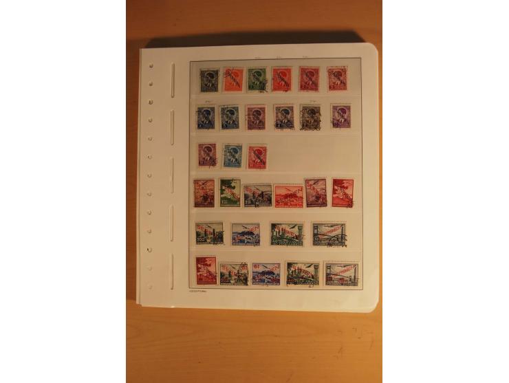 1939/45, Albanien bis Zante, interessante gestempelte Sammlung mit kompletten und besseren Ausgaben sowie vielen Besonderheit