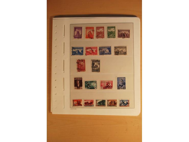 1939/45, Albanien bis Zante, interessante gestempelte Sammlung mit kompletten und besseren Ausgaben sowie vielen Besonderheit