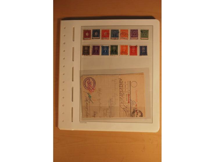 1939/45, Albanien bis Zante, interessante gestempelte Sammlung mit kompletten und besseren Ausgaben sowie vielen Besonderheit