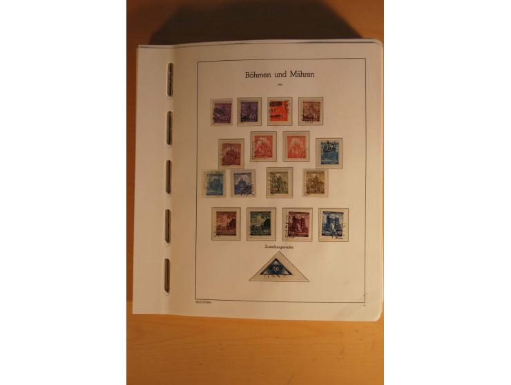 1939/45, Albanien bis Zante, interessante gestempelte Sammlung mit kompletten und besseren Ausgaben sowie vielen Besonderheit