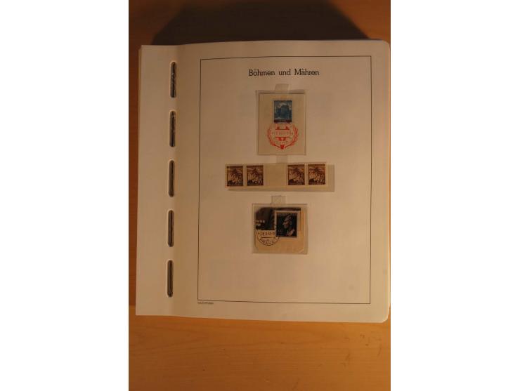 1939/45, Albanien bis Zante, interessante gestempelte Sammlung mit kompletten und besseren Ausgaben sowie vielen Besonderheit