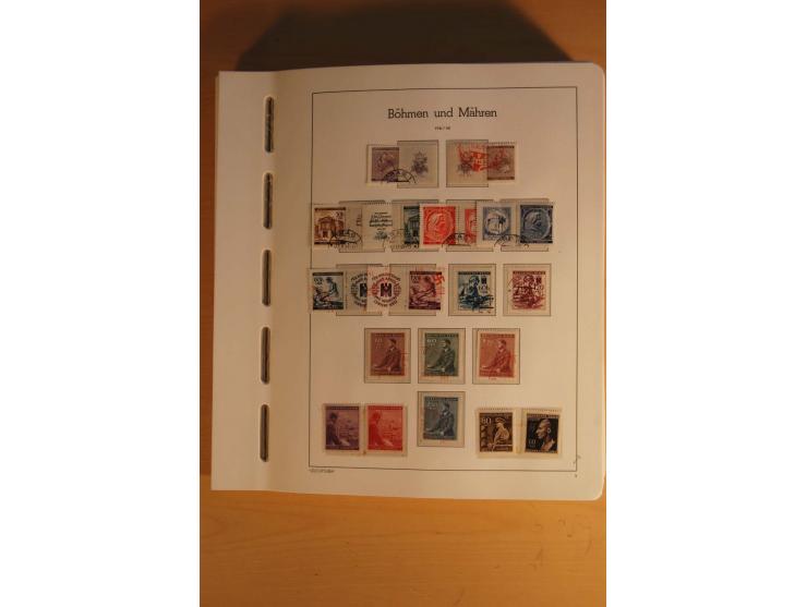 1939/45, Albanien bis Zante, interessante gestempelte Sammlung mit kompletten und besseren Ausgaben sowie vielen Besonderheit