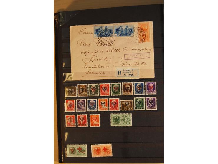 1939/44, Albanien bis Zara, meist ungebrauchte/postfrische  Sammlung mit vielen besseren und kompletten Ausgaben, dabei Alban