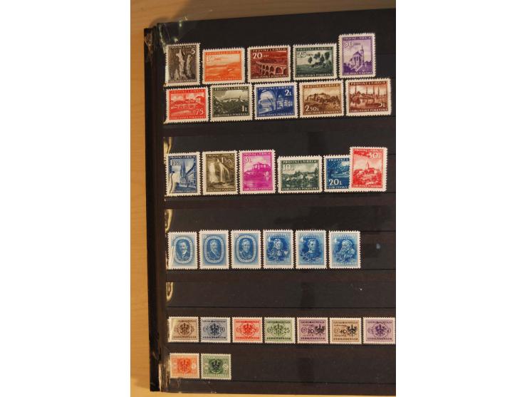 1939/44, Albanien bis Zara, meist ungebrauchte/postfrische  Sammlung mit vielen besseren und kompletten Ausgaben, dabei Alban
