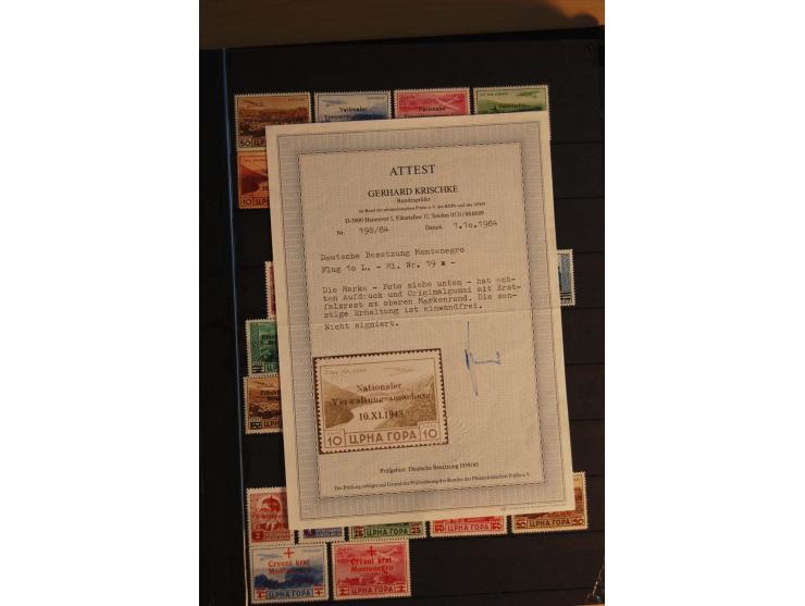 1939/44, Albanien bis Zara, meist ungebrauchte/postfrische  Sammlung mit vielen besseren und kompletten Ausgaben, dabei Alban