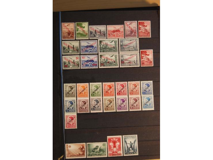 1939/44, Albanien bis Zara, meist ungebrauchte/postfrische  Sammlung mit vielen besseren und kompletten Ausgaben, dabei Alban