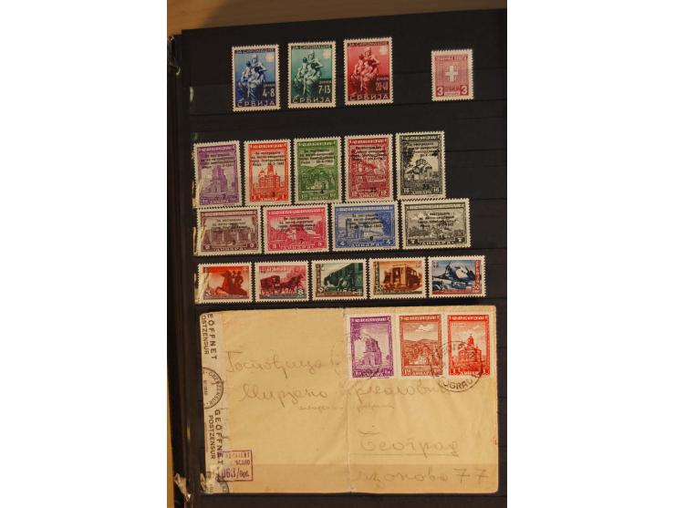 1939/44, Albanien bis Zara, meist ungebrauchte/postfrische  Sammlung mit vielen besseren und kompletten Ausgaben, dabei Alban