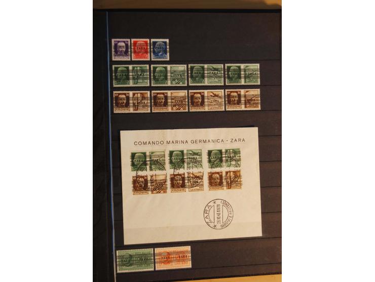 1939/44, Albanien bis Zara, meist ungebrauchte/postfrische  Sammlung mit vielen besseren und kompletten Ausgaben, dabei Alban