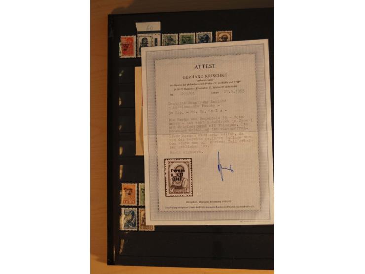 1939/44, Albanien bis Zara, meist ungebrauchte/postfrische  Sammlung mit vielen besseren und kompletten Ausgaben, dabei Alban