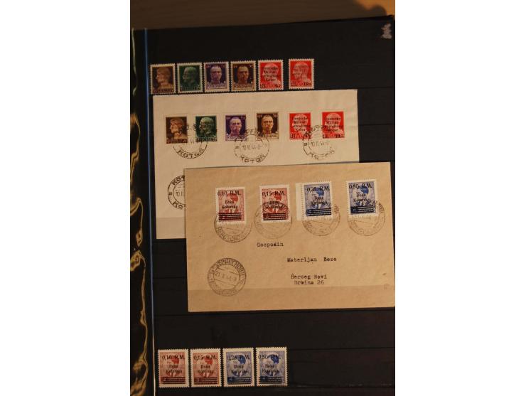 1939/44, Albanien bis Zara, meist ungebrauchte/postfrische  Sammlung mit vielen besseren und kompletten Ausgaben, dabei Alban